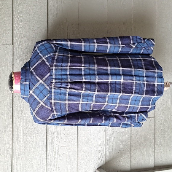 Rails Hunter Metallic Plaid button down shirt size Medium - Picture 6 of 10